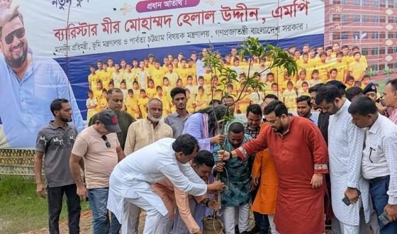 ভবনের ভিত্তিস্থাপন করলেন প্রতিমন্ত্রী মীর হেলাল এমপি
