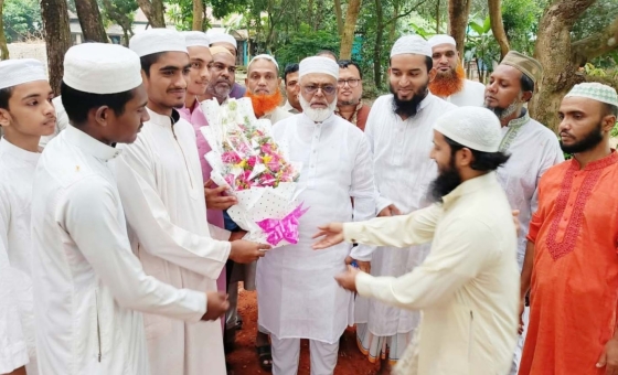 কালীগঞ্জে গোলাবাড়ী জামে মসজিদের নির্মাণকাজ উদ্বোধন