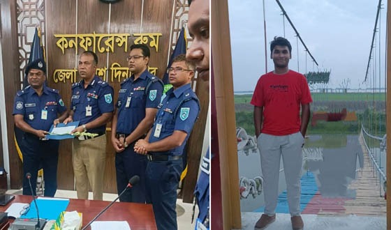 বাংলাদেশ পুলিশ মেধা বৃত্তি পেলেন আরাফাত আনোয়ার