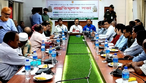 আসন্ন দূর্গাপূজা উপলক্ষে প্রস্তুতিমূলক সভা অনুষ্ঠিত