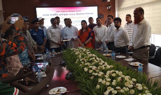 গজারিয়া উপজেলায় দুর্গাপূজা উপলক্ষে প্রস্তুতি সভা