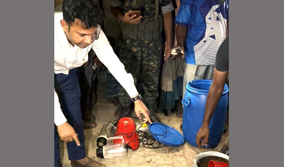 পাবনায় নকল দুধ তৈরির কারখানায় অভিযান, ব্যবসায়ীকে জরিমানা