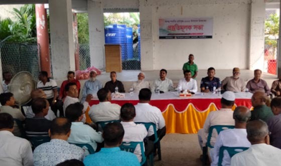 আশাশুনিতে শারদীয় দুর্গাপূজা উপলক্ষে প্রস্তুতিমূলক সভা