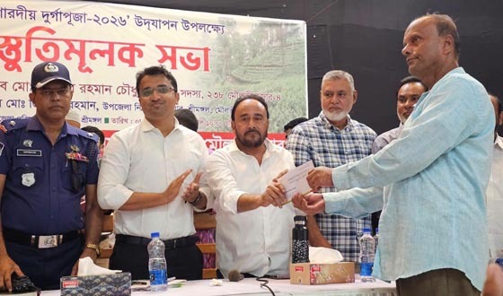 শ্রীমঙ্গলে দুর্গাপূজা উদযাপনে প্রস্তুতিমূলক সভা অনুষ্ঠিত