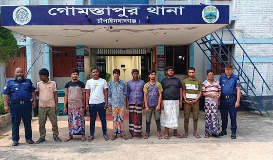 গোমস্তাপুরে ১১ আসামি গ্রেপ্তার, আদালতে প্রেরণ