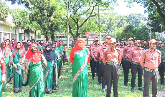 পূজা মন্ডপে আনসার ভিডিপির সদস্যরা নিরাপত্তা দিবেন