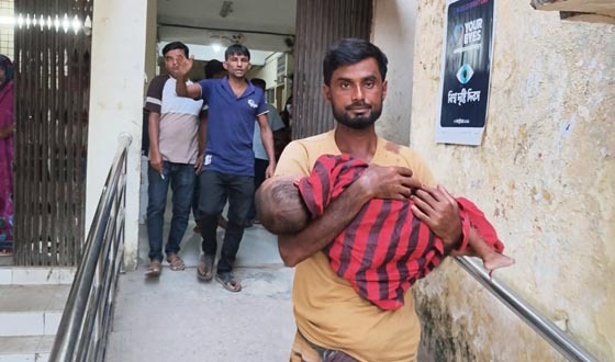 মেহেরপুরের গাংনীতে বালতির পানিতে পড়ে শিশুর মৃত্যু