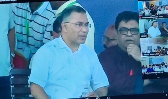 মোবারকগঞ্জ চিনিকল আখচাষিদের প্রনোদনা প্রদানের উদ্বোধন করলেন প্রধানমন্ত্রী