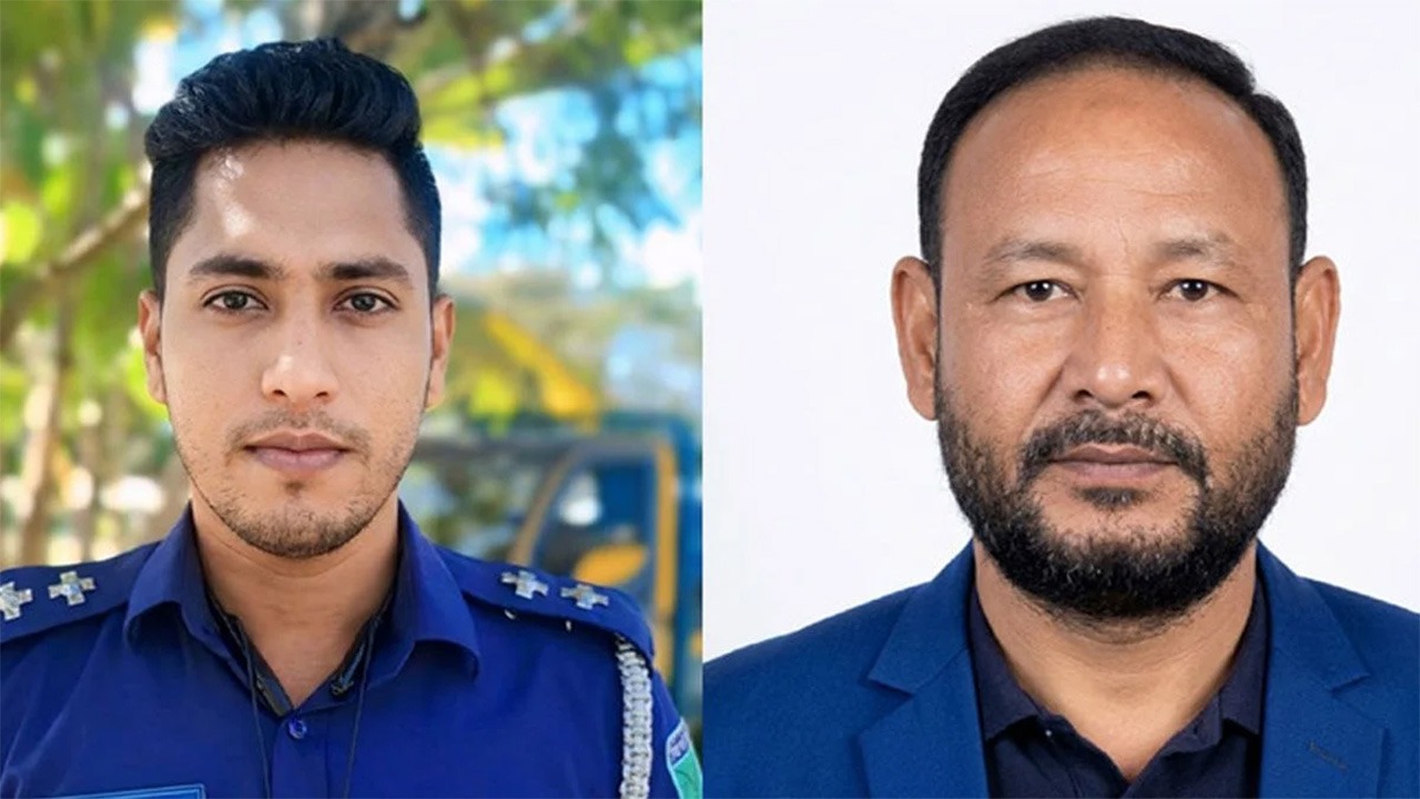 কালীগঞ্জে কাভার্ডভ্যানের চাপায় এসআই ও বিএনপি নেতা নিহত