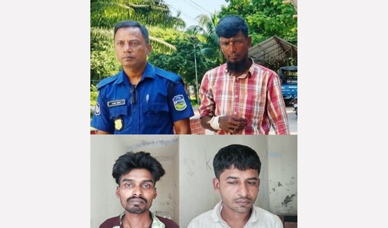 মেলান্দহ স্কুলের পিয়নসহ তিন মাদক কারবারি আটক
