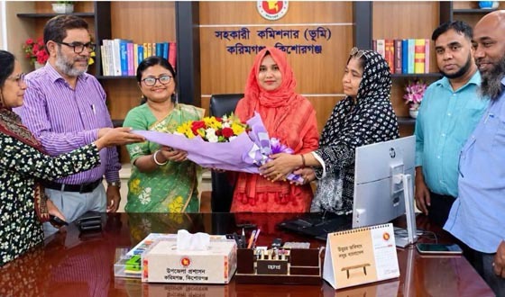 করিমগঞ্জে নতুন সহকারী কমিশনার (ভূমি) অন্তরা সরকার