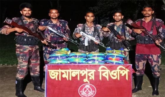 দৌলতপুর সীমান্তে ভারতীয় মাদকদ্রব্য ও চোরাচালানি মালামাল উদ্ধার