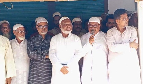 ধামইরহাটে উপজেলা বিএনপির সভাপতি এম এ ওয়াদুদের দাফন সম্পন্ন
