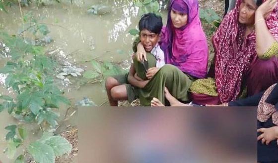 গলা ও হাত-পায়ের রগ কেটে হত্যা করা হয় কৃষককে