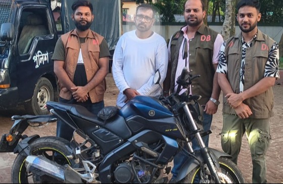 শ্রীমঙ্গলে চোরাই মোটরসাইকেলসহ ২৮ মামলার আসামি গ্রেফতার