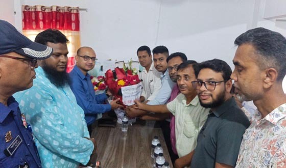 দক্ষিণ গফরগাঁওয়ে ইউএনও জান্নাতুল নাঈম এর দায়িত্ব গ্রহণ