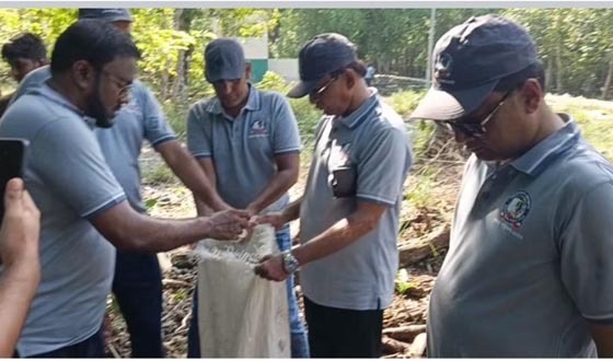 সুন্দরবন পর্যবেক্ষণে গিয়ে  সাংবাদিকদের প্লাস্টিক বর্জ্য ও পলিথিন অপসারণ