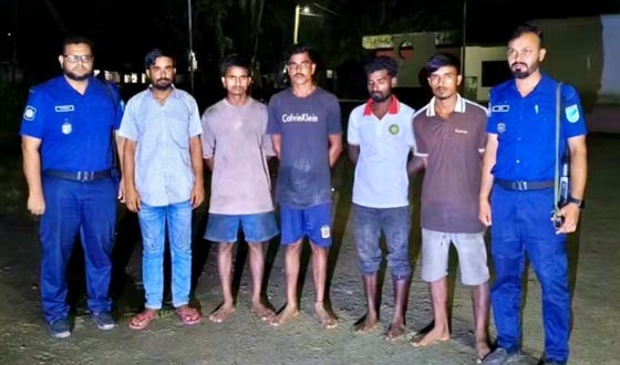 ভূঞাপুরে অবৈধ বালু উত্তোলন, ৫ জনকে জরিমানা