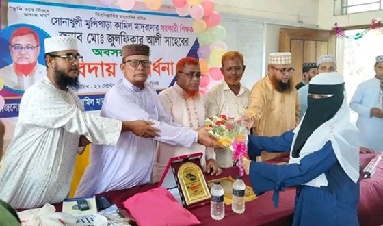 সৈয়দপুরে মাদরাসা শিক্ষকের ৩৮ বছরের কর্মজীবনের অবসান