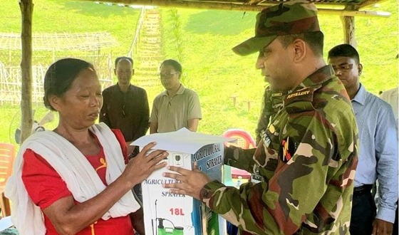 লক্ষ্মীছড়িতে প্রান্তিক কৃষি ব্যবস্থাপনা প্রশিক্ষণ সমাপনীতে উপকরণ ও সনদ বিতরণ