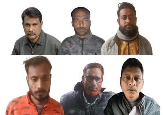 রাজশাহীতে সন্ত্রাসী কর্মকাণ্ড ও বিভিন্ন অপরাধে গ্রেপ্তার ১৭