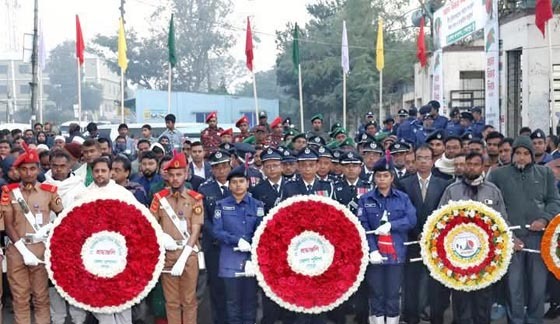 শেরপুরে যথাযোগ্য মর্যাদায় বিজয় দিবস উদযাপন