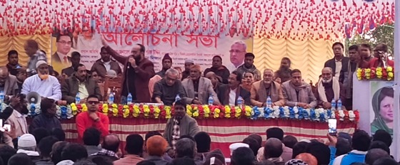 তানোরে লালপুর উচ্চ বিদ্যালয় মাঠে বিএনপির আলোচনা সভায় অনুষ্ঠিত