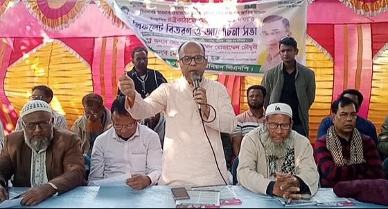 সাপাহারে বিএনপির ৩১ দফার লিফলেট বিতরণ ও আলোচনা সভা