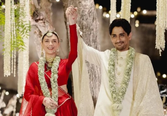 আবারও বিয়ে করলেন সিদ্ধার্থ-অদিতি