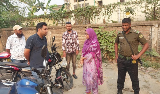 বাঘায় মোবাইল কোর্টে ৯ জন মোটরসাইকেল আরোহীর অর্থদন্ড