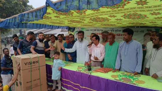 বাগমারায় মরহুম অধ্যাপক মকলেছুর রহমান স্মৃতি ফুটবল টুর্নামেন্টের ফাইনাল