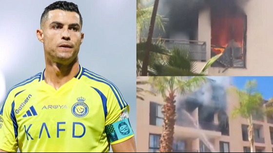 মরক্কোয় রোনালদোর হোটেলে আগুন