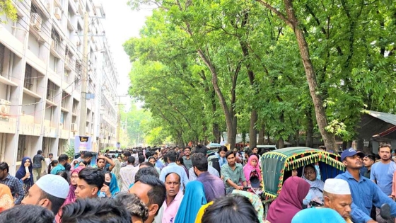 রাবির 'বি’ ইউনিটের  ভর্তি পরীক্ষায় আসন প্রতি প্রতিদ্বন্দ্বিতা করছেন ৭৬ জন