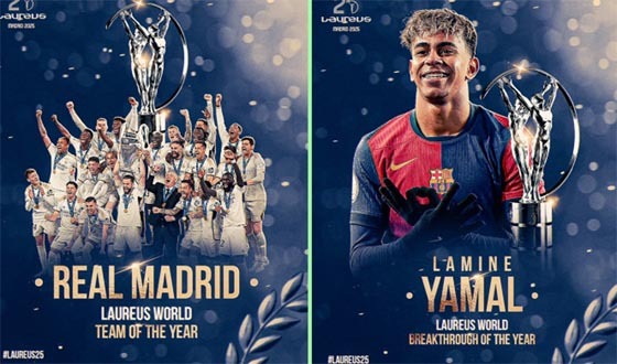 লরিয়াসের মঞ্চে স্প্যানিশ আধিপত্য: উদীয়মান ইয়ামাল, শ্রেষ্ঠ রিয়াল