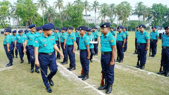 আরএমপি পুলিশের মাস্টার প্যারেড অনুষ্ঠিত