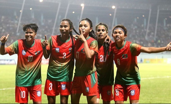 প্রথম ম্যাচে জর্ডানের মুখোমুখি বাংলাদেশ নারী ফুটবল দল