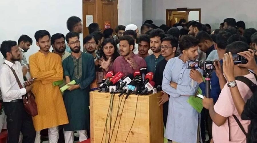 ডাকসু নির্বাচনে ছাত্র অধিকার পরিষদের প্যানেল ঘোষণা: ভিপি পদে বিন ইয়ামিন, জিএস সাবিনা