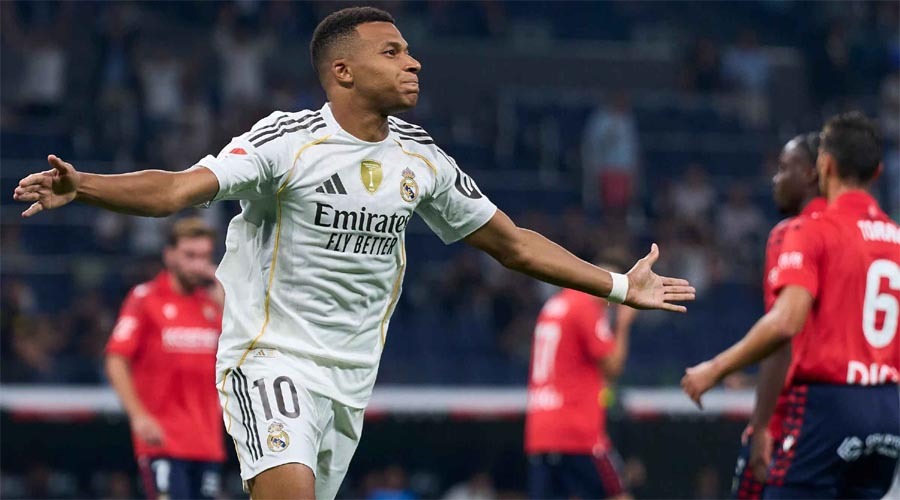 এমবাপের পেনাল্টি গোলে রিয়ালের ঐতিহাসিক সূচনা