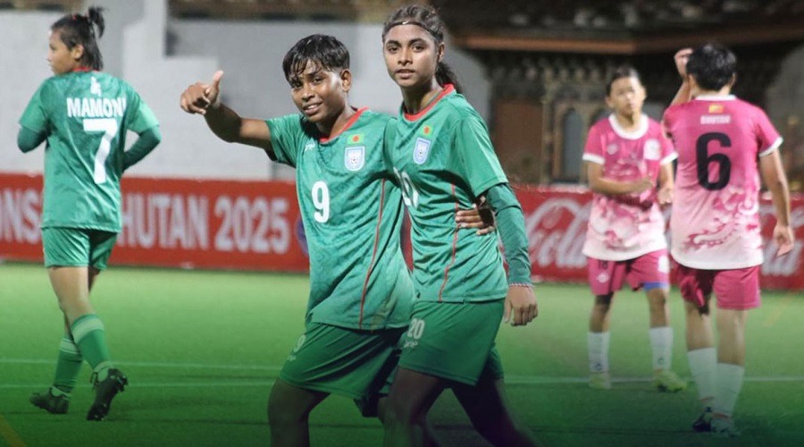 জয় দিয়ে সাফ চ্যাম্পিয়নশিপ শুরু করলো অনূর্ধ্ব-১৭ নারী দল