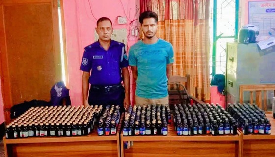 পাটকেলঘাটায় র‌্যাবের অভিডানে ফেনসিডিল উদ্ধার