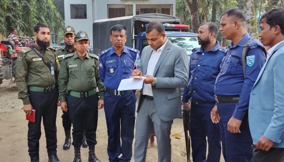 তারাগঞ্জে অবৈধ মাটি উত্তোলনের দায়ে ৫০ হাজার টাকা জরিমানা