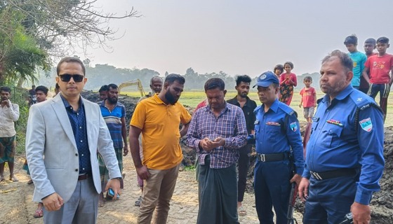 শার্শায় ফসলি জমির মাটি কাটায় অর্ধ লাখ টাকা জরিমানা