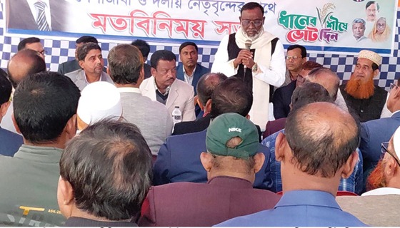 মণিরামপুরে পেশাজীবীদের সাথে প্রার্থী ইকবাল হোসেনের মতবিনিময়