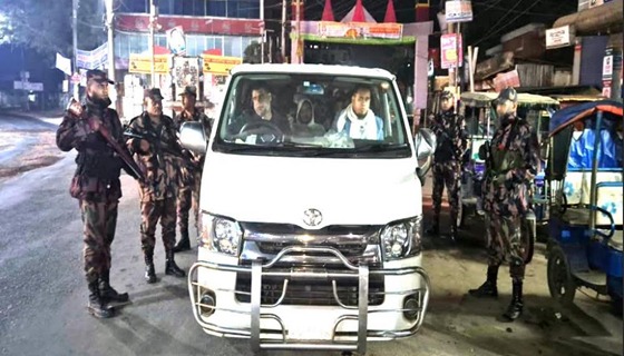 ওসমান হাদির ওপর গুলির ঘটনায় ফুলবাড়ী সীমান্তে বিজিবি’র নজরদারী জোরদার