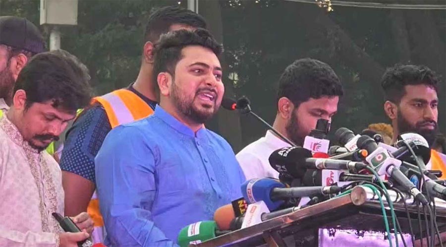 নির্বাচন কমিশন প্রশ্নবিদ্ধ, সুষ্ঠু নির্বাচন সম্ভব নয়: নাহিদ ইসলাম