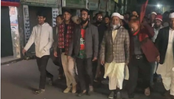 হাদীর খুনীদের গ্রেফতারের দাবীতে টাঙ্গাইলে জামায়াতে ইসলামীর মিছিল