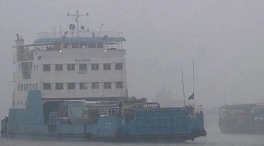 ঘন কুয়াশা: ২ নৌরুটে ফেরি চলাচল বন্ধ