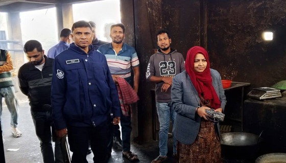 কালীগঞ্জে ভ্রাম্যমাণ আদালতের অভিযানে ৪ খাবার হোটেলকে জরিমানা