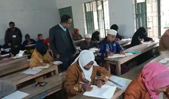 নবাবগঞ্জে বৃত্তি পরীক্ষা পরিদর্শনে উপজেলা নির্বাহী অফিসার