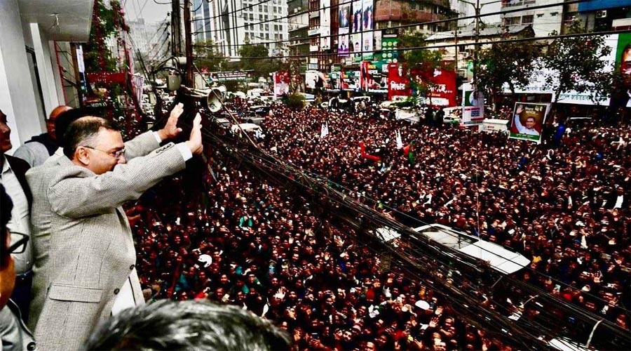 আসুন দেশটাকে নতুন করে গড়ে তুলি, নয়াপল্টনে নেতাকর্মীদের আহ্বান তারেক রহমানের